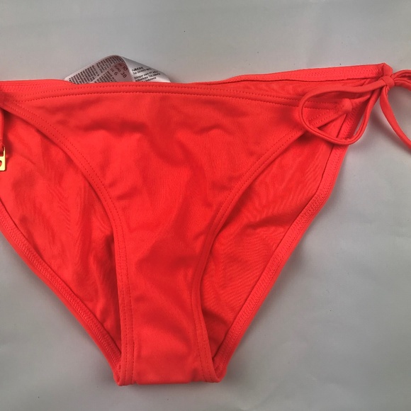 Topshop Swim Topshop Neon String Bikini Nwt Gold Detail Poshmark